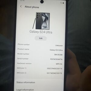 Samsung Galaxy S24 ultra - 1tb